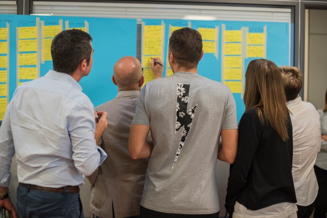 Team-Workshop in Aktion